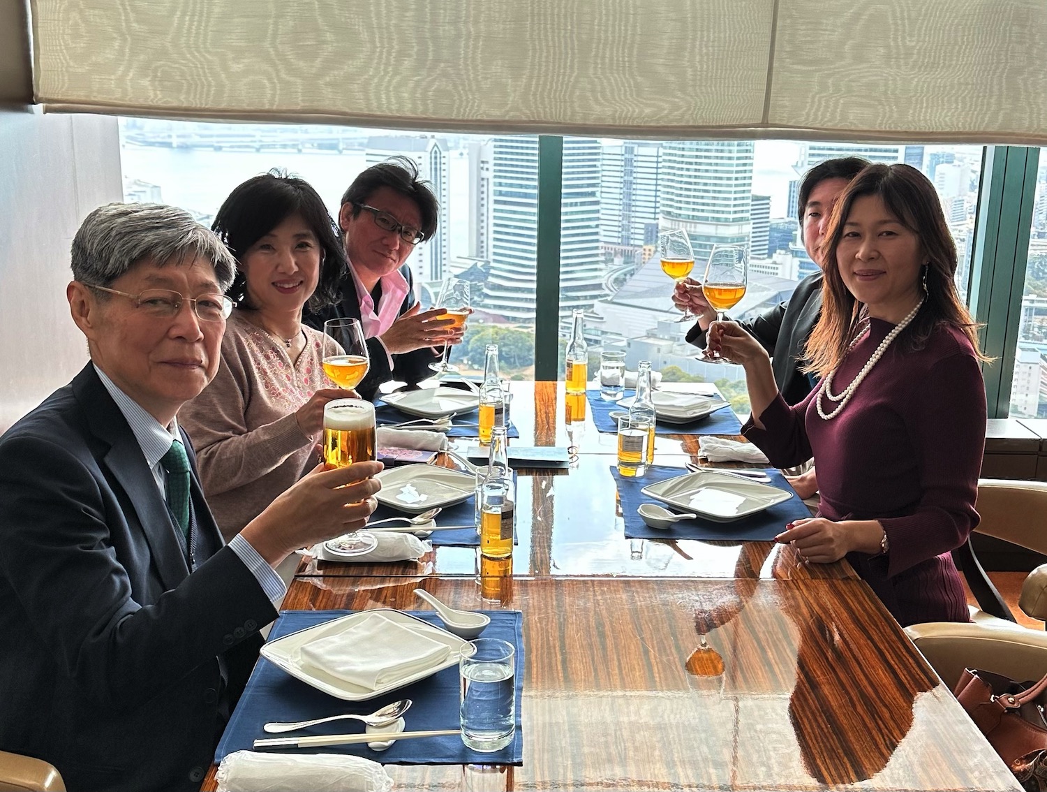 モノを売るのも社会貢献の一つ/ヒルトン最5つ星ホテル 「コンラッド東京」で 会食をしました!