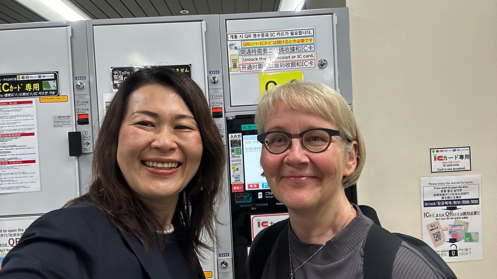 京都で外国人を助けてあげました